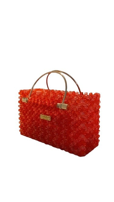 Red Pearls Handbag